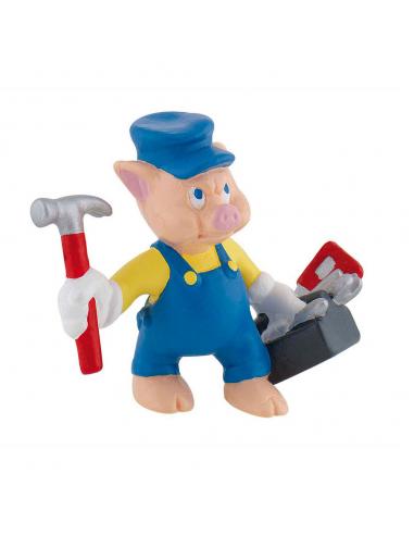 Figura Cerdito Herramientas Los 3 Cerditos