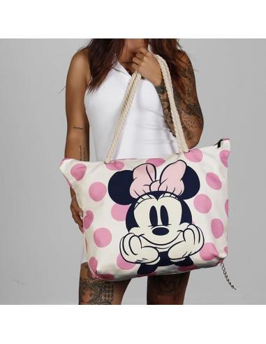 Bolsa Playa Minnie Disney 37x52x17cm