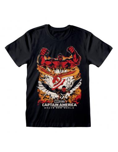 Captain America Brave New World Camiseta Montage