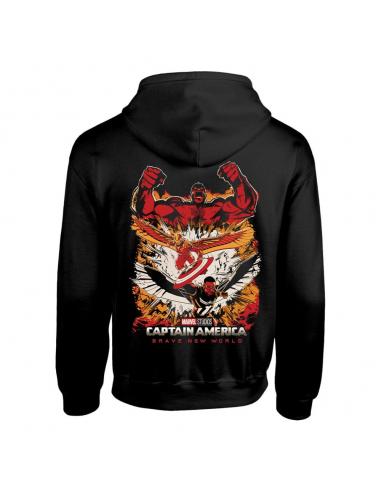 Captain America Brave New World Sudadera capucha Crushed Sheild