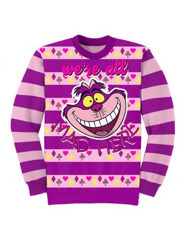 Disney Sweatshirt Jumper Alicia en el Pais de las Maravillas All Mad Here