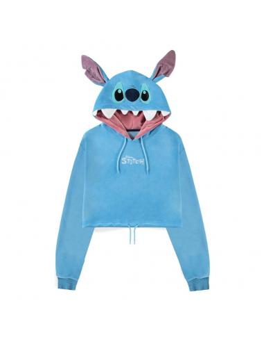 Lilo & Stitch Cropped Sudadera Capucha Stitch