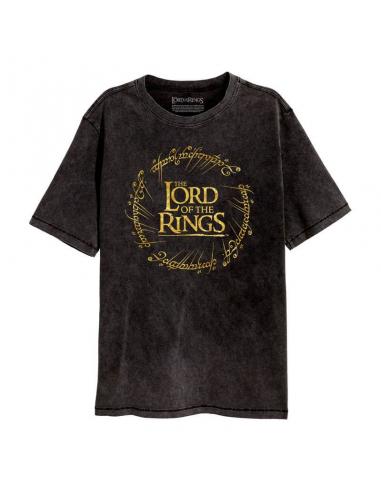 El Señor de los Anillos Camiseta Gold Foil Logo