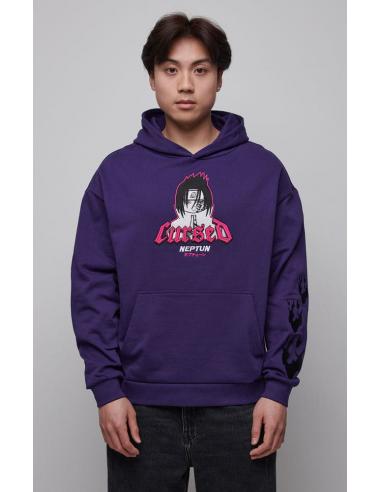 Naruto Shippuden Sudadera capucha Graphic Purple
