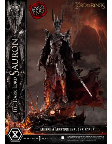 El Señor de los Anillos Estatua Museum Masterline Series 1/3 The Dark Lord Sauron Bonus Version 117 cm