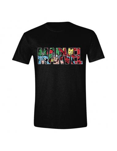 Marvel Camiseta Logo Character Infill