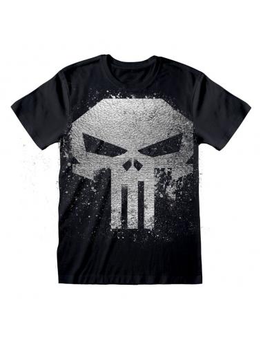 Punisher Camiseta Skull With Metallic Ink