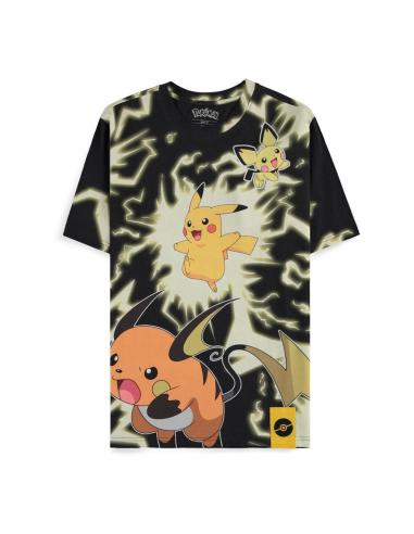 Pokémon Camiseta Mirage AOP Pikachu Lightning