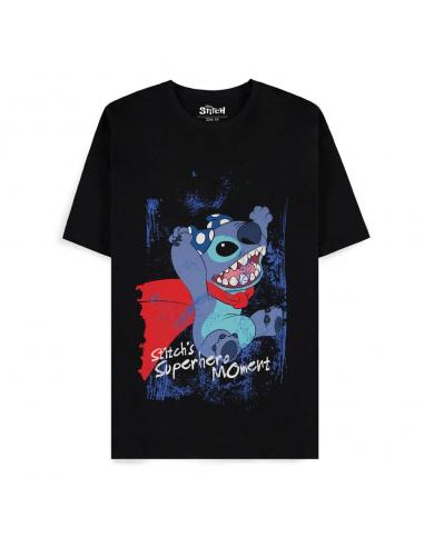 Lilo & Stitch Camiseta Superhero Black