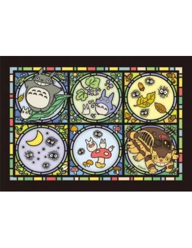 Mi vecino Totoro Puzzle Acrílico Art Crystal Totoro's Forest Letter