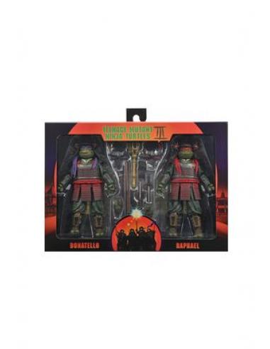 DONATELLO & RAPHAEL PACK 2 SCALE ACTION FIGURAS 18 CM TEENAGE MUTANT NINJA TURTLES 3 MOVIE