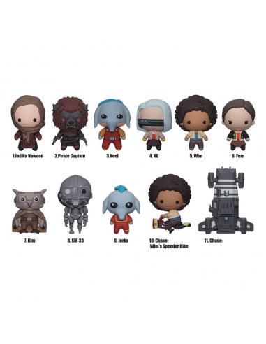 Star Wars Colgantes PVC 3D Skeleton Crew Expositor (24)