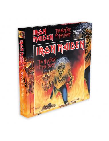 Iron Maiden Rock Saws Puzzle The Number of the Beast Single (500 piezas)