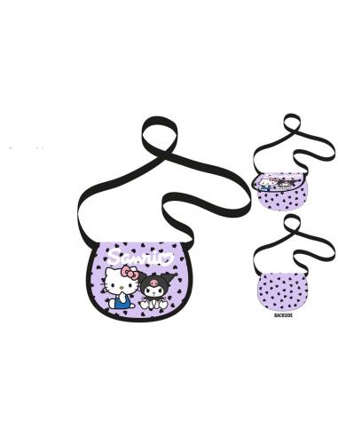 Bolso bandolera Kuromi &#38; Hello Kitty