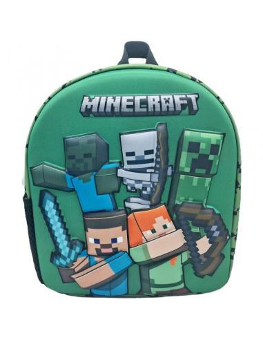 Mochila 3D Minecraft 30cm