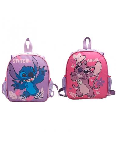 Mochila Stitch Disney 30cm reversible