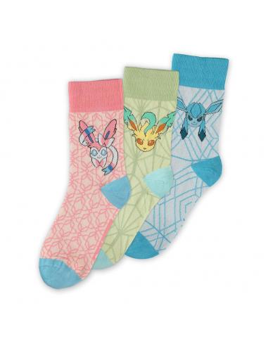 Pokémon Pack de 3 Calcetines Eevee Evolution 3.0 39-42