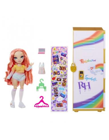 Playset muñeca con taquilla Rainbow High