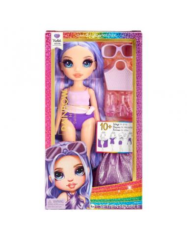 Muñeca Violet Bajo el sol Rainbow High 25cm