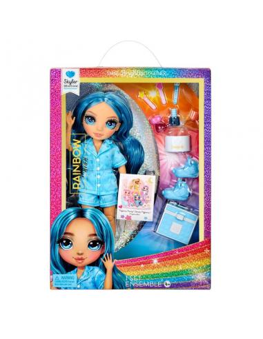 Muñeca Skyler Fiesta pijama Rainbow High 22cm