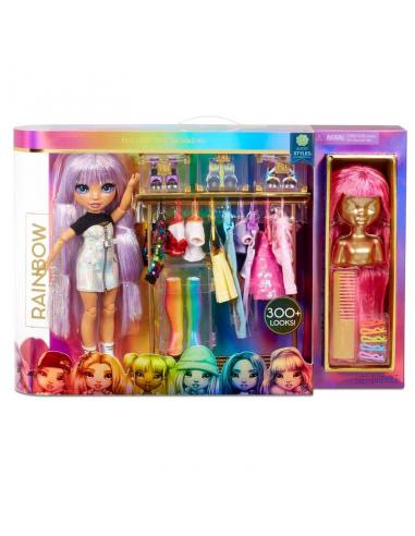 Muñeca Avery Fashion Studio Rainbow High 25cm