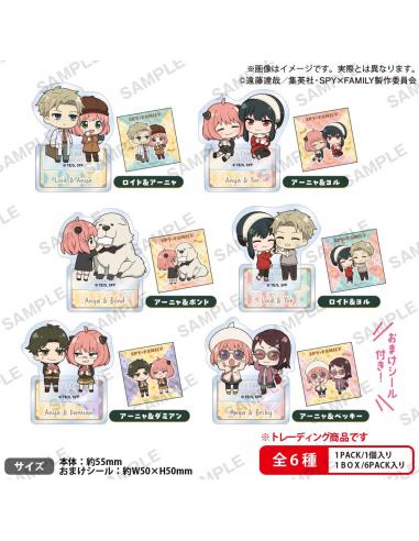 Spy x Family Figuras acrílico Petit Duo Collection 6 cm Expositor (6)