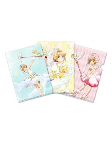 Cardcaptor Sakura Clear Card Set de 3 Fundas transparentes