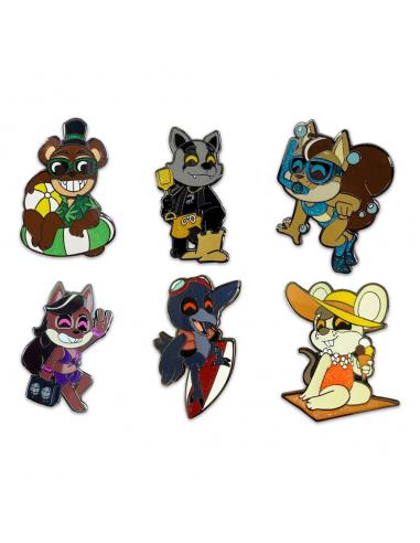 Five Nights at Freddy's Chapas esmaltadas Set Popgoes Beach 3 cm (6)