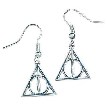 Pendientes Deathly Hallows Harry Potter - Imagen 1