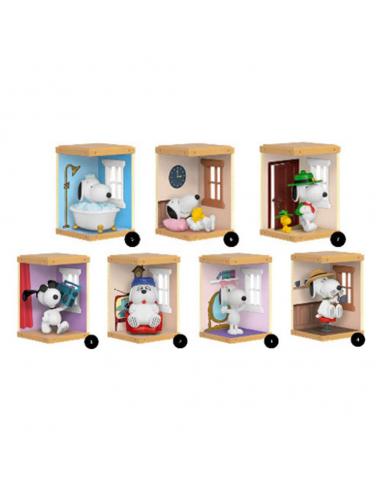 Peanuts figuras mini Hero Box Home Sweet Home Series Snoopy 8 cm Expositor (6)