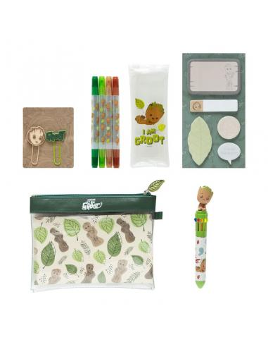 Set papeleria I am Groot Marvel
