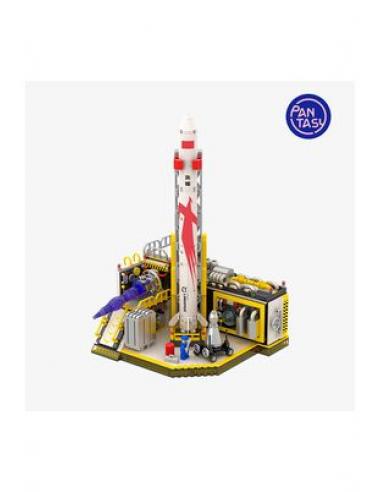 LANDSPACE-ROCKET DREAMWORKS SET CONSTRUCCION 43 CM JOYSIDE SERIES