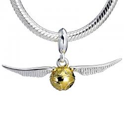 Colgante charm plata Golden Snitch Harry Potter - Imagen 1