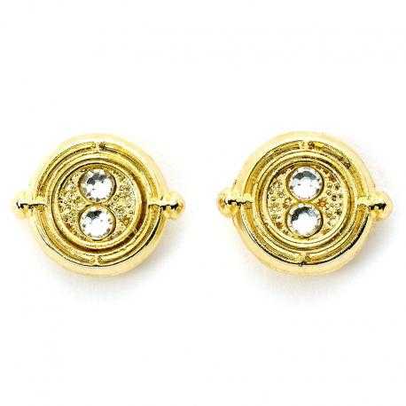 Pendientes Time Turner Gold Harry Potter - Imagen 1