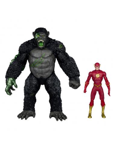 DC Multiverse Pack de 2 Figuras Flash vs. Titano 18 cm