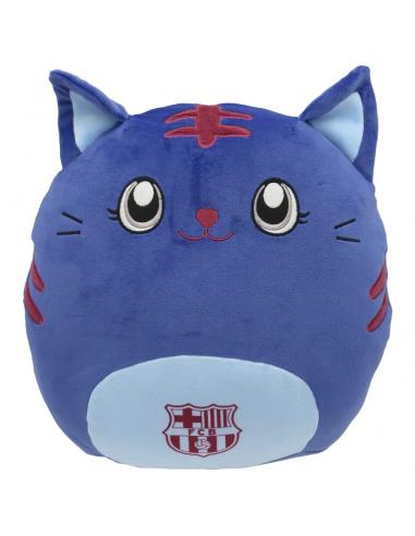 Peluche Gato Squishy FC Barcelona 30cm