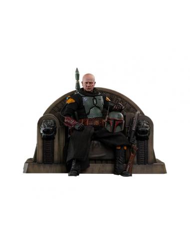 Star Wars: The Mandalorian Figura 1/6 Boba Fett Repaint Armor and Throne Special Edition 30 cm
