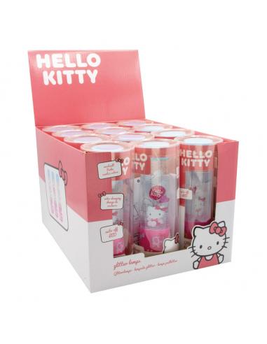 Sanrio Lámpara Glitter LED Hello Kitty 15 cm Expositor (12)