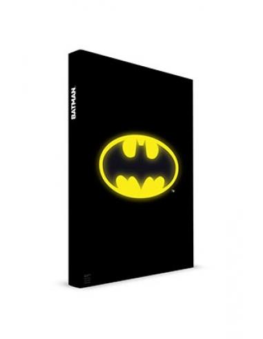 BATMAN SIMBOLO LIBRETA CON LUZ DC