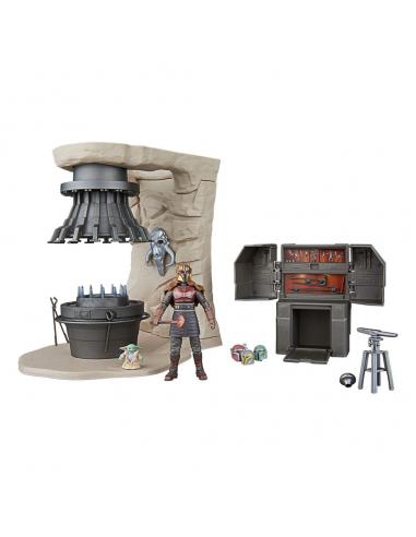 Star Wars The Mandalorian Vintage Collection The Armorer's Forge con The Armorer (Lakeside Covert World)
