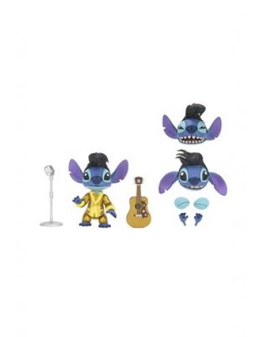 ULTIMATE GOLD SUIT ELVIS STITCH SCALE ACTION FIGURA 5 CM LILO & STITCH DISNEY