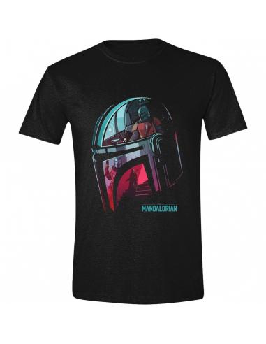 Star Wars The Mandalorian Camiseta Reflection talla M
