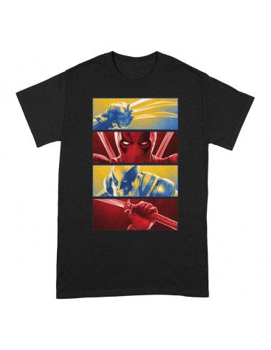 Deadpool Camiseta Deadpool And Wolverine Boxes talla L