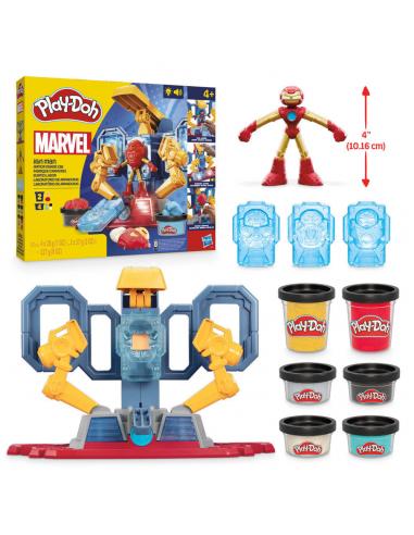 Laboratorio de armaduras Iron Man Marvel Play-Doh