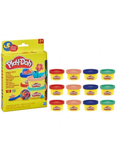 Set 12 mini botes Play-Doh
