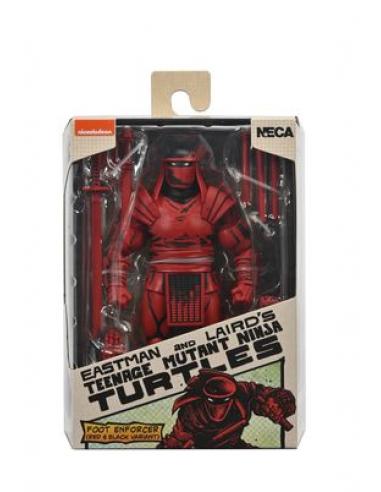 FOOT ENFORCER RED AND BLACK VERSION SCALE ACTION FIGURA 18 CM TEENAGE MUTANT NINJA TURTLES MIRAGE COMICS