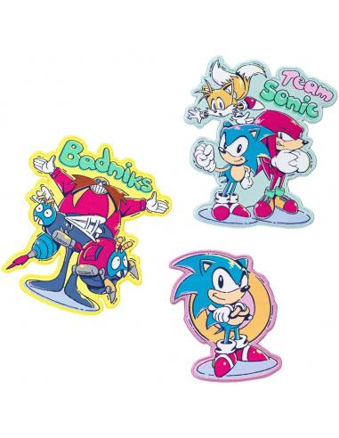 Set 3 parches Sonic The Hedgehog