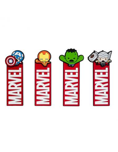 Set 4 marcapaginas Los Vengadores Avengers Marvel