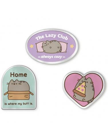 Set 3 parches Pusheen
