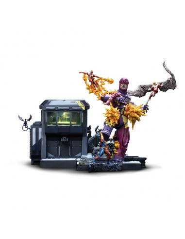 Marvel Estatua 1/20 Demi Art Scale X-Men Danger Room Diorama B (Comic Version) 43 cm